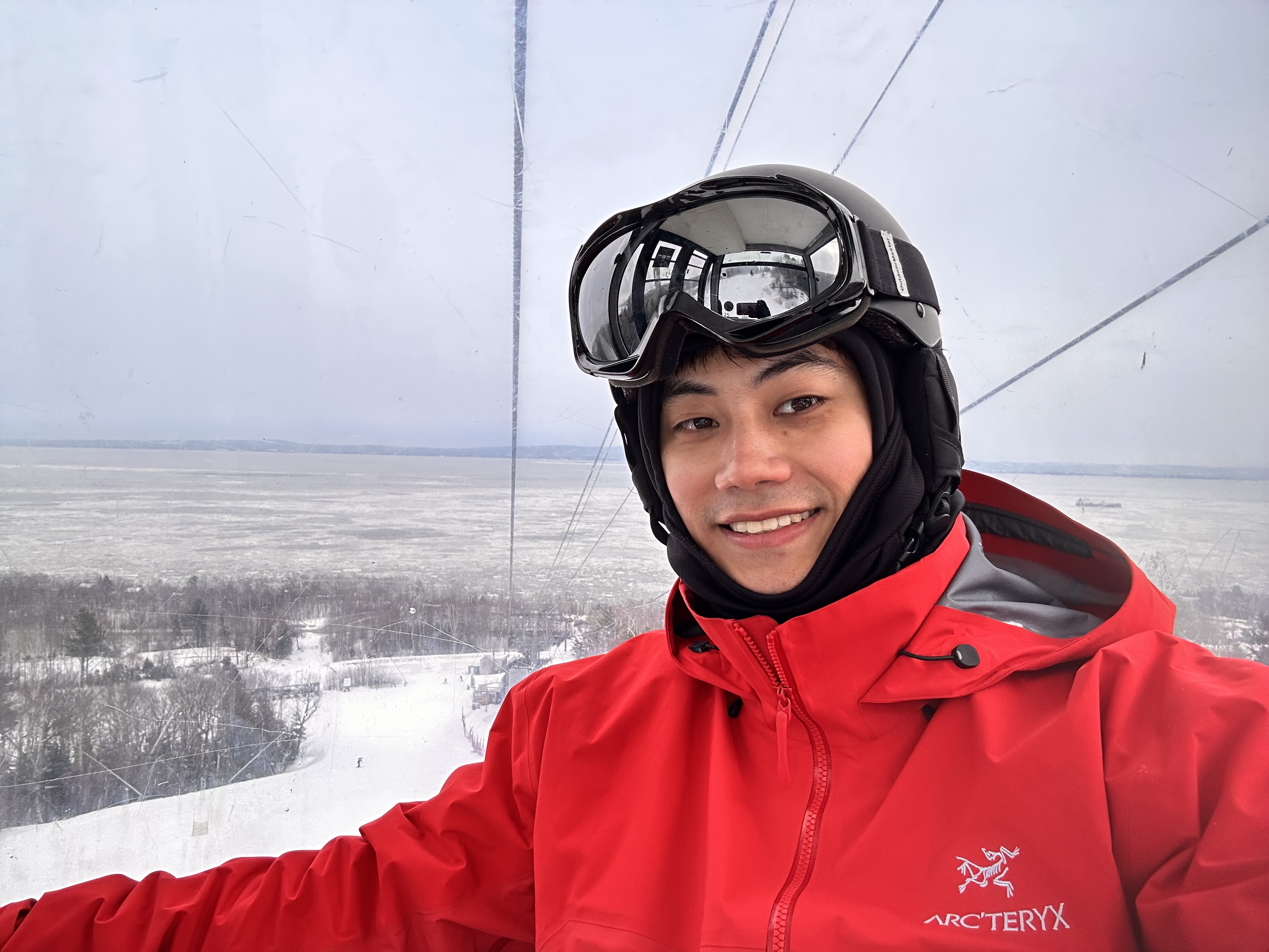 Chongyu Zhu smiling in ski gear